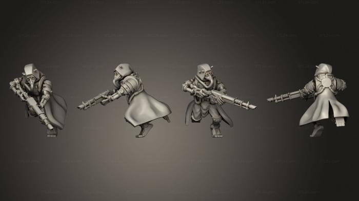 Military figurines (Scavenger Stalker 04, STKW_12075) 3D models for cnc