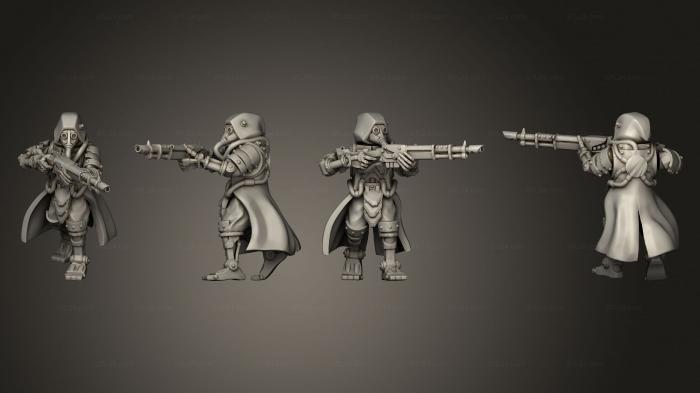 Military figurines (Scavenger Stalker 05, STKW_12076) 3D models for cnc