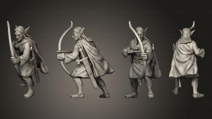 Military figurines (Scottish Elves 01, STKW_12084) 3D models for cnc