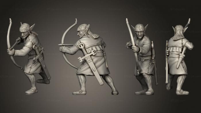 Military figurines (Scottish Elves 03, STKW_12086) 3D models for cnc