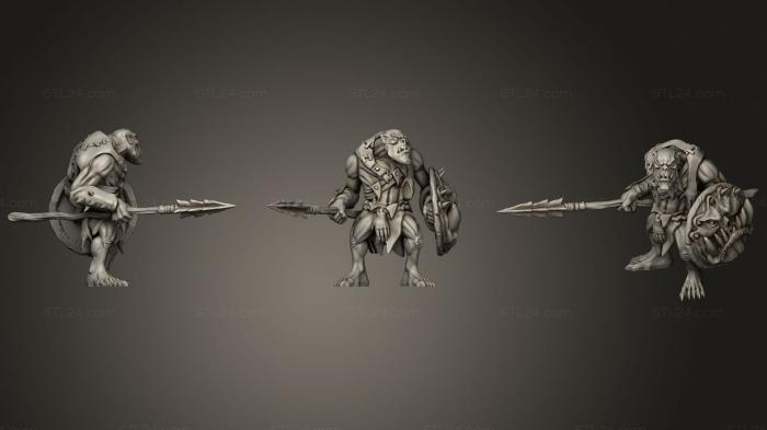 Military figurines (Hobork Spartanian 5, STKW_1213) 3D models for cnc