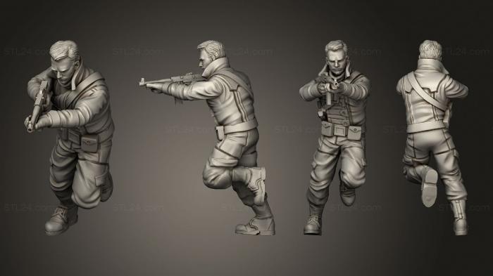 Military figurines (SE Loyalist, STKW_12137) 3D models for cnc