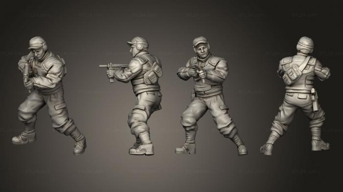 Military figurines (SE Telecom, STKW_12138) 3D models for cnc