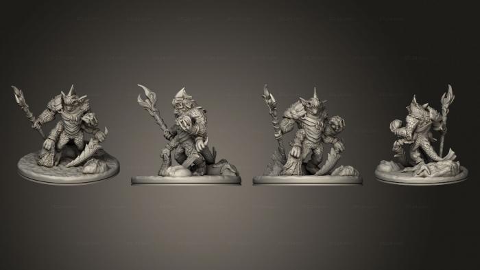 Military figurines (Sea Devil Baron 001, STKW_12139) 3D models for cnc