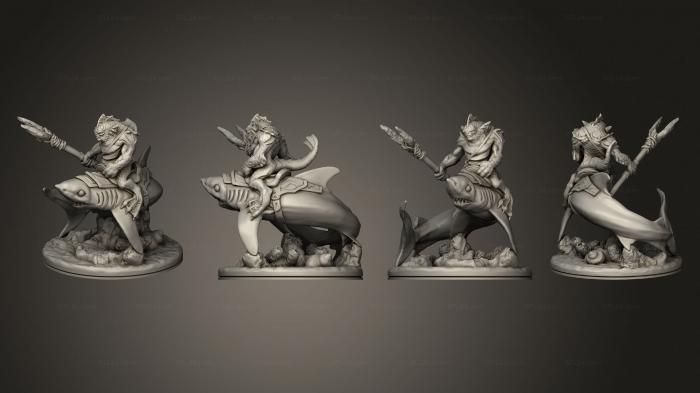 Military figurines (Sea Devil Baron 003, STKW_12141) 3D models for cnc