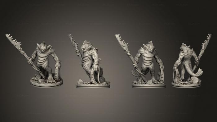 Military figurines (Sea Devil Baron 005, STKW_12143) 3D models for cnc