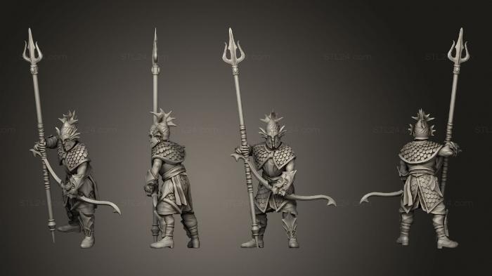 Military figurines (Sea Guard 05, STKW_12156) 3D models for cnc