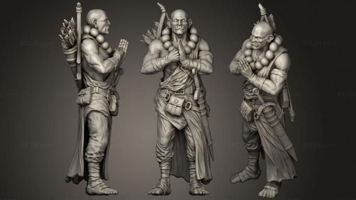 Military figurines (Howling Horde Bite Ozil Cusali, STKW_1217) 3D models for cnc