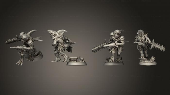 Military figurines (Sekolin Sanctum Warrior, STKW_12181) 3D models for cnc