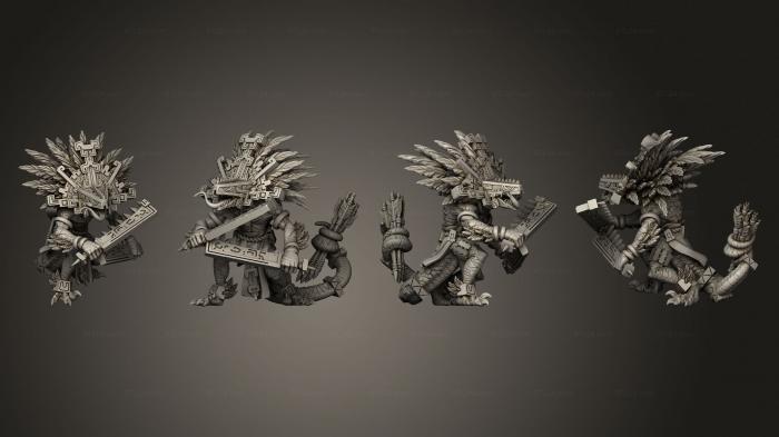 Military figurines (Serpent Warriors A 001, STKW_12189) 3D models for cnc