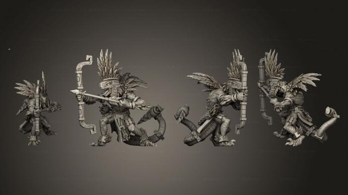 Military figurines (Serpent Warriors A 004, STKW_12192) 3D models for cnc