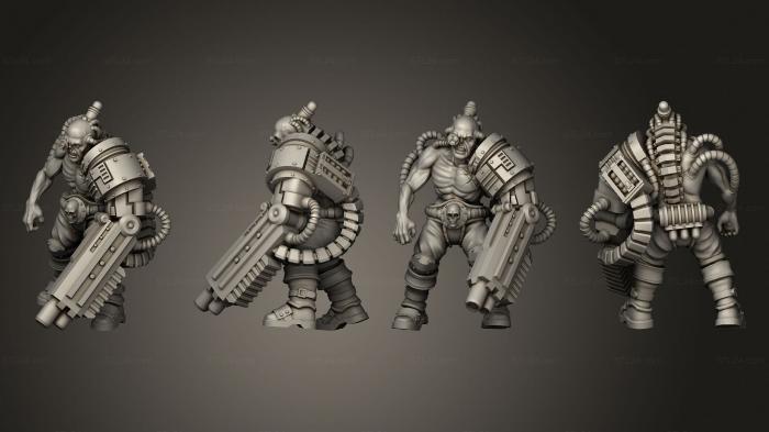 Military figurines (Servitor, STKW_12199) 3D models for cnc
