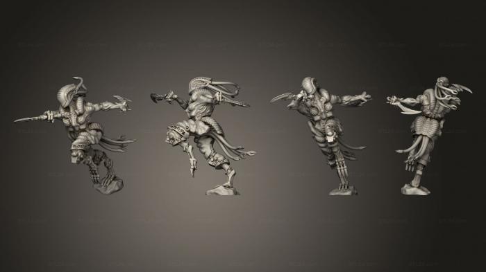 Military figurines (Shadowspace Bloodseekers blades 02, STKW_12220) 3D models for cnc