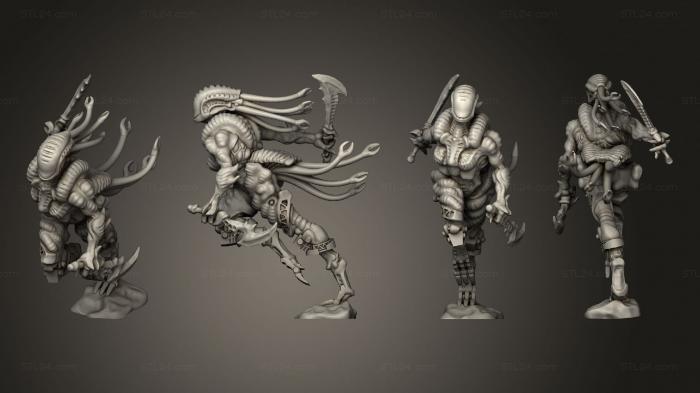 Military figurines (Shadowspace Bloodseekers blades 04, STKW_12222) 3D models for cnc