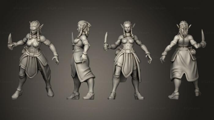 Military figurines (shahana the sorcerer 01, STKW_12224) 3D models for cnc