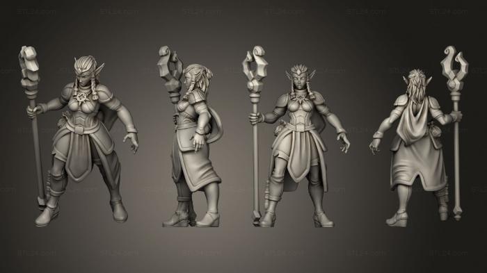Military figurines (shahana the sorcerer 02, STKW_12225) 3D models for cnc