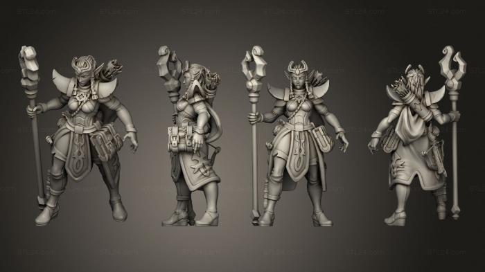Military figurines (shahana the sorcerer 03, STKW_12226) 3D models for cnc