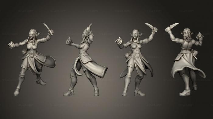 Military figurines (shahana the sorcerer 04, STKW_12227) 3D models for cnc