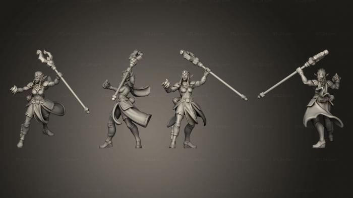 Military figurines (shahana the sorcerer 05, STKW_12228) 3D models for cnc