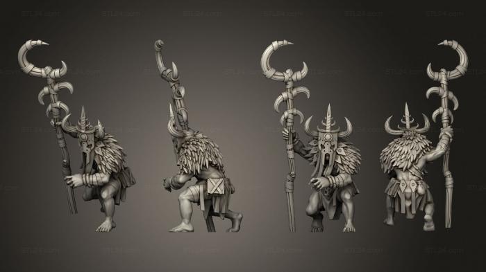 Military figurines (Shaman 2, STKW_12231) 3D models for cnc