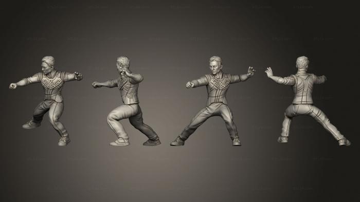 Military figurines (Shang Chi Crimson Wuxia Warrior pose 2, STKW_12237) 3D models for cnc