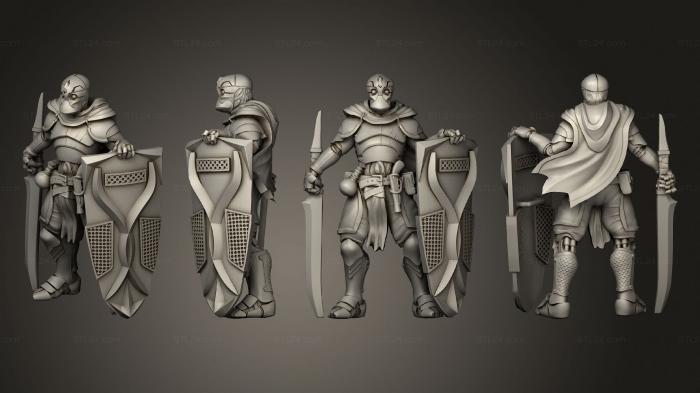 Military figurines (Shardforged 04, STKW_12249) 3D models for cnc