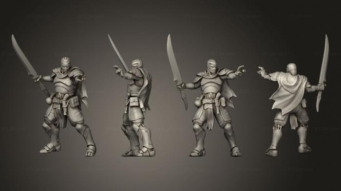 Military figurines (Shardforged 05, STKW_12250) 3D models for cnc
