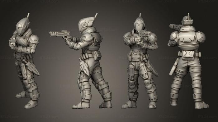 Military figurines (Shikari, STKW_12267) 3D models for cnc