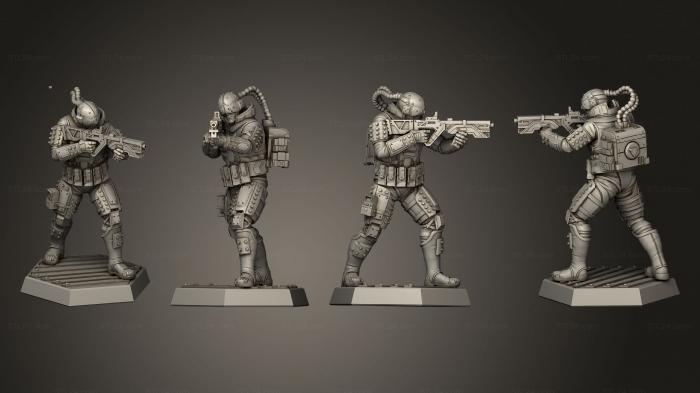 Military figurines (Ship Marine, STKW_12273) 3D models for cnc