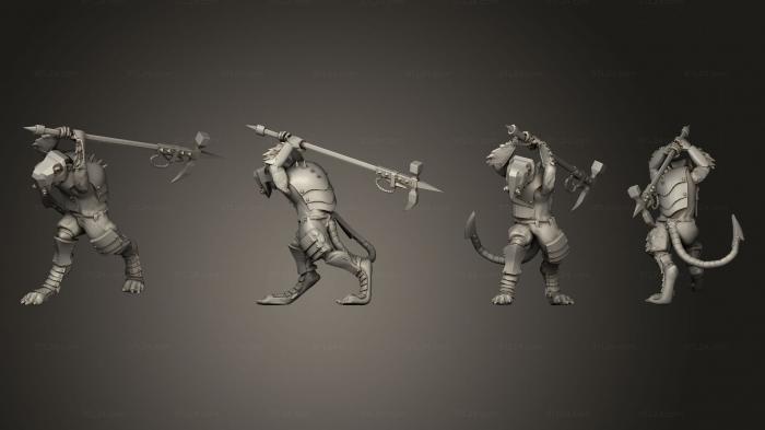 Military figurines (Shockvermin Shock 4, STKW_12286) 3D models for cnc
