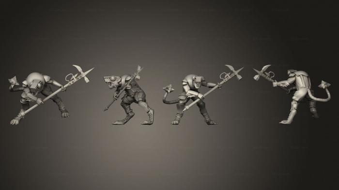 Military figurines (Shockvermin Shock 6, STKW_12288) 3D models for cnc