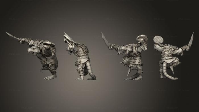 Military figurines (Shonibi rat 8, STKW_12297) 3D models for cnc