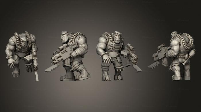Military figurines (SHOOTA BOYS 05, STKW_12304) 3D models for cnc