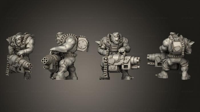 Military figurines (SHOOTA BOYS 11, STKW_12310) 3D models for cnc