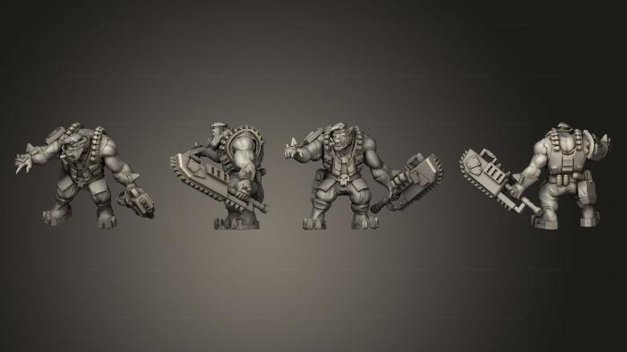 Military figurines (SHOOTA BOYS 22, STKW_12311) 3D models for cnc