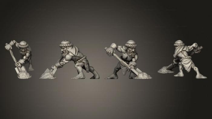 Military figurines (Shovel, STKW_12313) 3D models for cnc