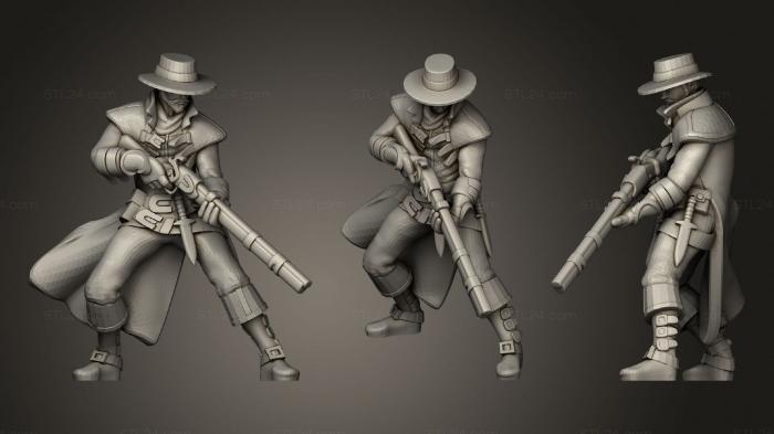 Military figurines (Hunter Miniature, STKW_1232) 3D models for cnc