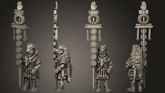 Military figurines (SIGNIFER A, STKW_12325) 3D models for cnc