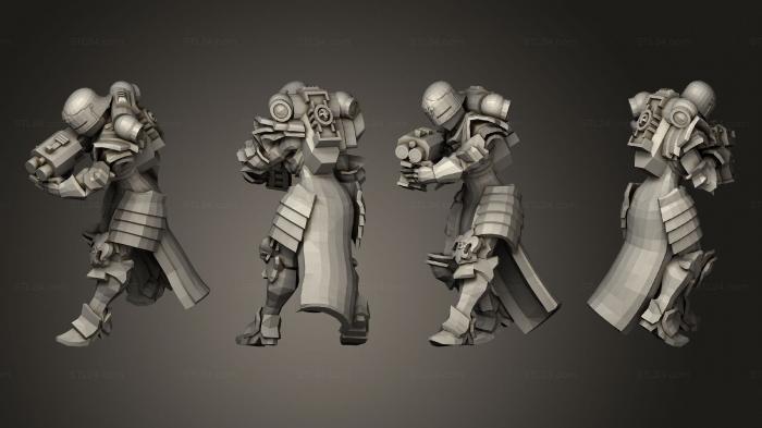 Military figurines (Sisters of Battle 2, STKW_12340) 3D models for cnc