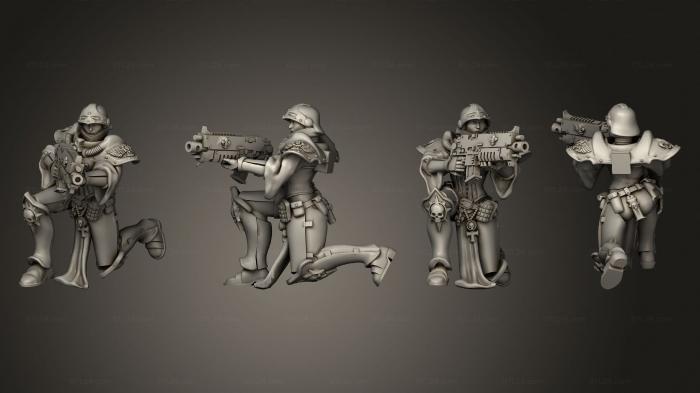 Military figurines (Sistersoftheknee 2, STKW_12348) 3D models for cnc