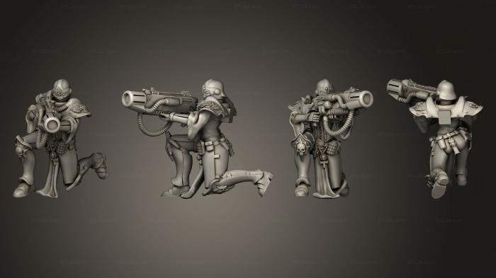 Military figurines (Sistersoftheknee, STKW_12349) 3D models for cnc