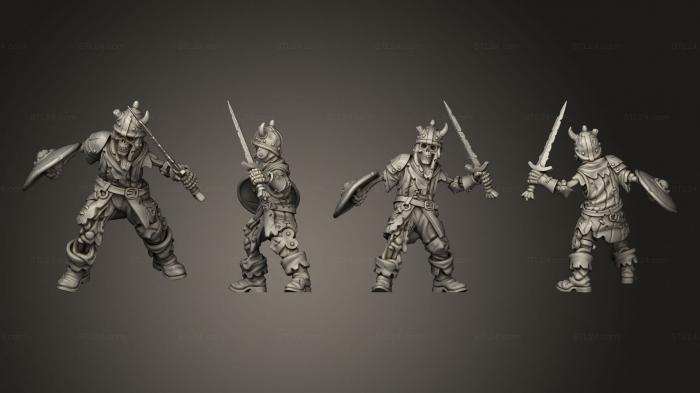 Military figurines (SKELETON 03, STKW_12354) 3D models for cnc