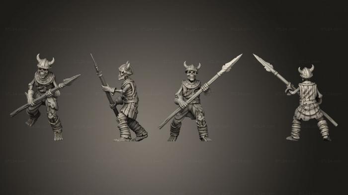 Military figurines (SKELETON 05, STKW_12356) 3D models for cnc