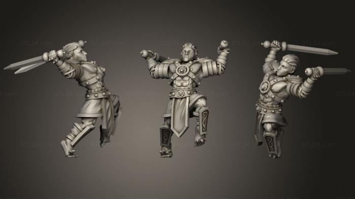 Military figurines (Iain Lovecraft Gladiators Dimachaerus, STKW_1236) 3D models for cnc