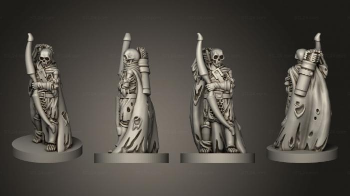 Military figurines (Skeleton Archer 08, STKW_12373) 3D models for cnc