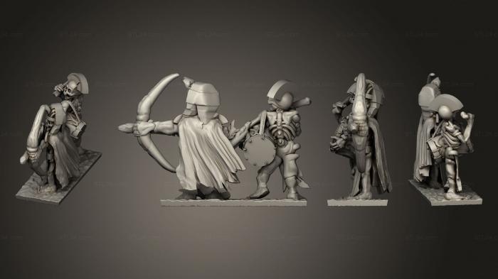 Military figurines (Skeleton Archer 11, STKW_12376) 3D models for cnc