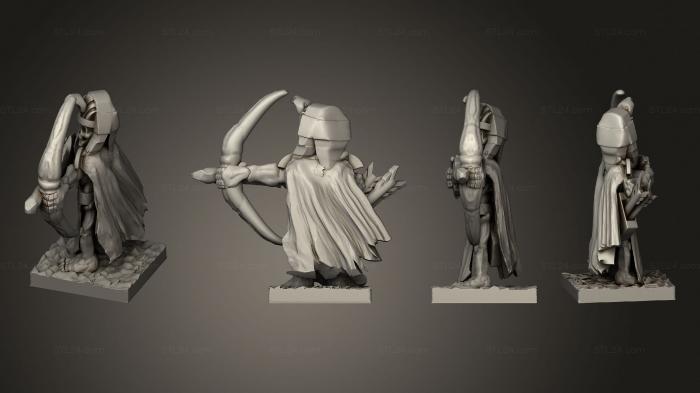 Military figurines (Skeleton Archer 19, STKW_12384) 3D models for cnc