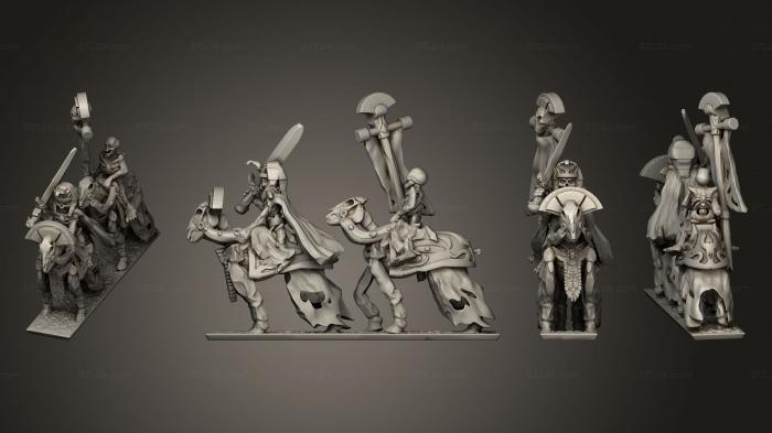Military figurines (Skeleton Cavalry 05, STKW_12433) 3D models for cnc