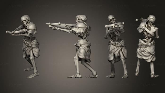 Military figurines (Skeleton Crossbow 2, STKW_12439) 3D models for cnc