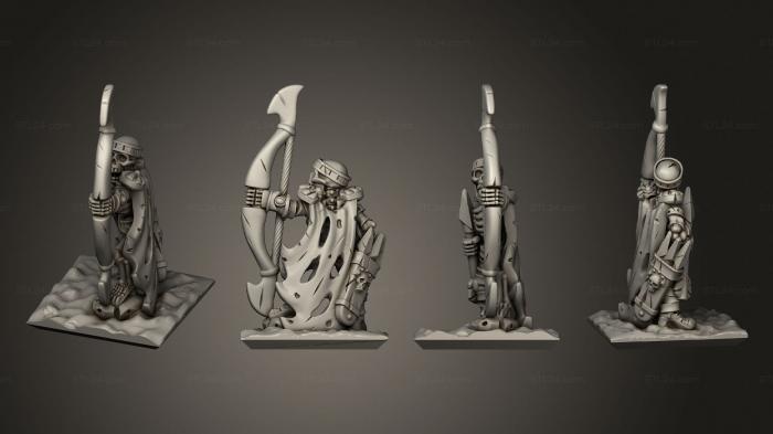 Military figurines (Skeleton Solo Lider 02, STKW_12466) 3D models for cnc